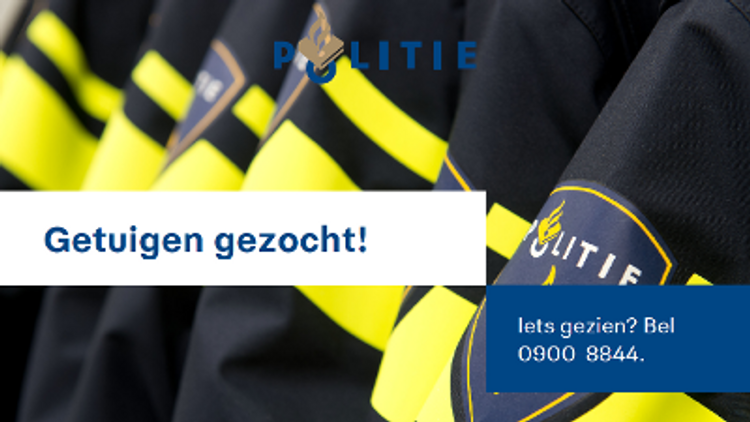 Almere - Getuigenoproep overval op lachgaskoeriers Almere - Getuigenoproep overval op lachgaskoeriers